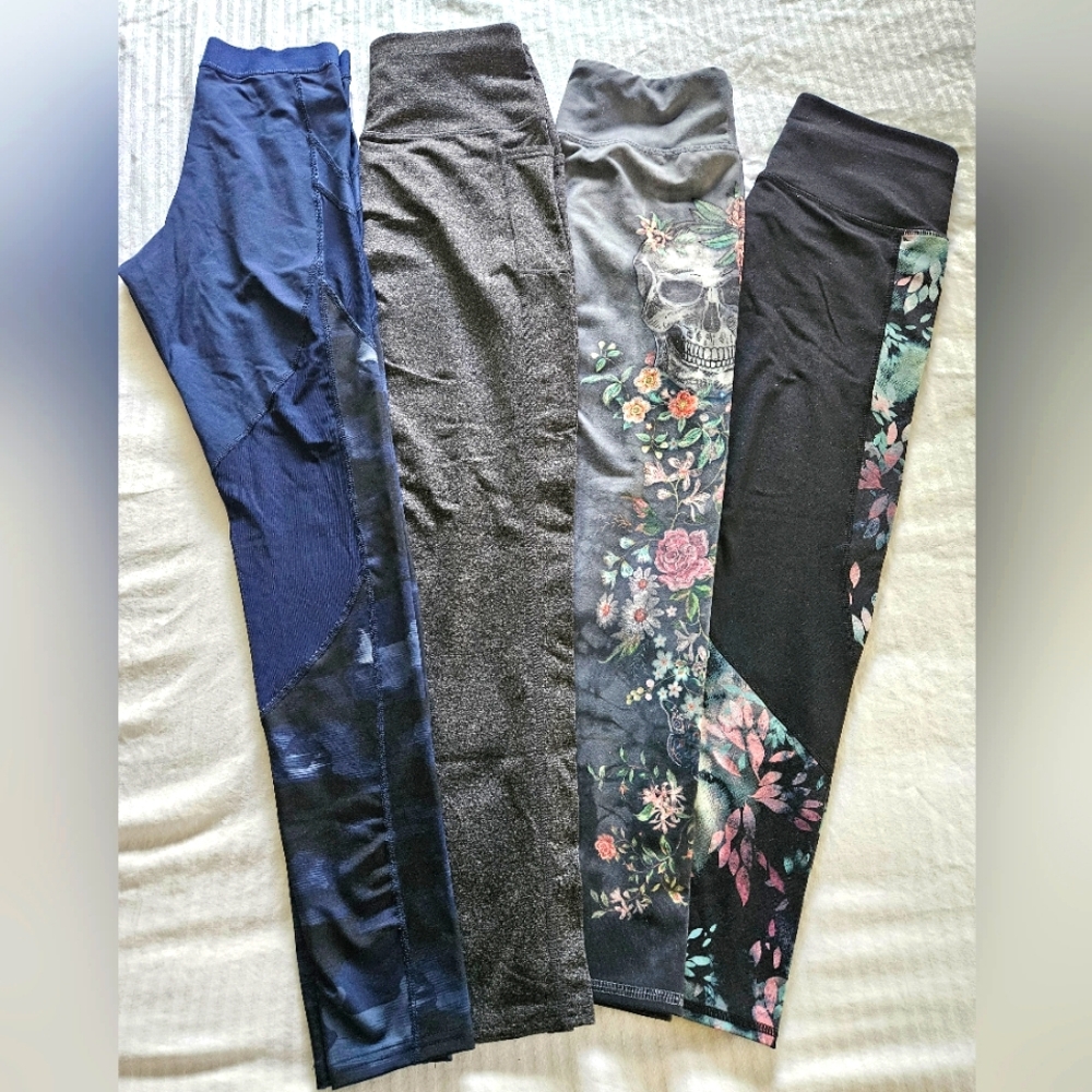 Yoga Pant Lot 4 Count Size M